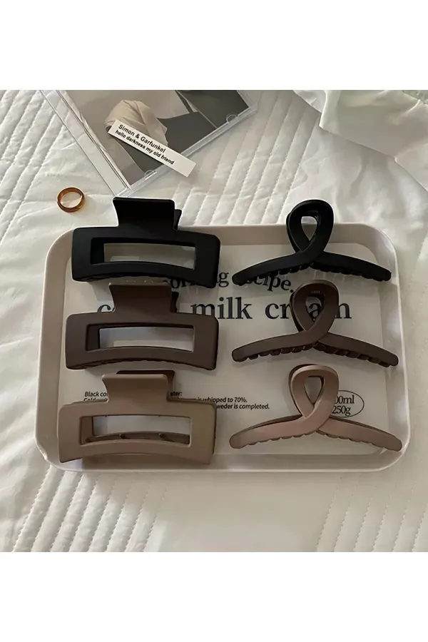 Dual Model Black and Brown Tones 6-Piece Set