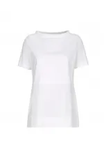 Boat Neck T-Shirt - White