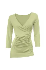3/4 Sleeve T-Shirt - Pistachio Green