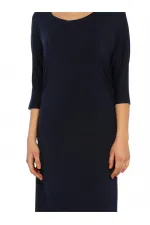 Jersey Elbise - Lacivert