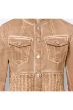 Ceket - Camel
