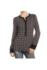 Trend baskılı Tshirt - Siyah