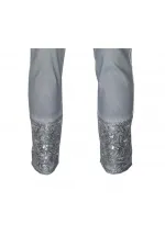 Payetli Pantolon - Gri