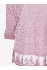 Dantelli Bluz - Gül Kurusu