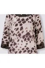 Robe en dentelle imprimée confortable - Imprimée