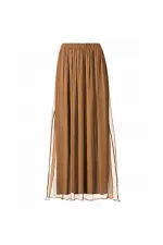 İpek Etek - Kahverengi