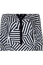 Yumuşak Esnek Form Bluz - Çizgili