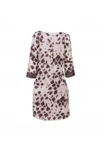 Robe en dentelle imprimée confortable - Imprimée