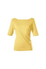T-shirt basique jaune