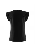 Padded T-shirt - Black