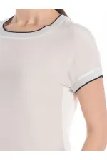 Casual İpek Bluz - Beyaz