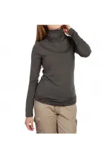 Basic Boğazlı Tişört - Gri