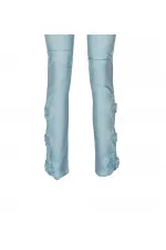 Skinny Dantel Pantolon - Açık Mavi