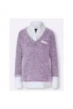 Gömlek ve Kazak - Gül Kurusu