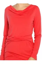 T-shirt long - Fleur de grenade