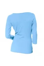 T-shirt à manches 3/4 - Bleu clair