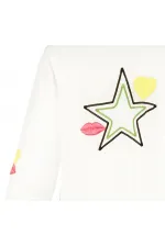 2 Parça Uzun Bluz - Beyaz