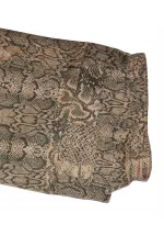 Baskılı Pantolan - Bej