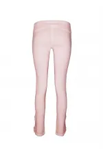 Skinny Dantel Pantolon - Gül Kurusu