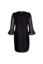 Embroidered Dress - Black