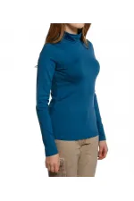 Balıkçı Yaka Tişört - Koyu Mavi