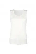 2 Parça Uzun Bluz - Beyaz