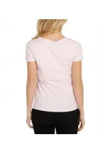 T-shirt basique en jersey - Rose poudré