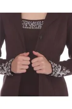 Twinset Blazer Ceket - Kahverengi