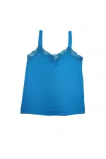 Débardeur en dentelle - Pétrole