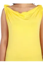 Askılı Tişört - Sarı