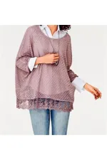 Dantelli Bluz - Gül Kurusu