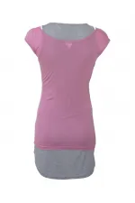 2'li T-shirt Seti - Gül Kurusu