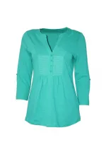 T-shirt à manches 3/4 - Vert émeraude