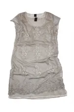 Dantelli Elbise - Vizon