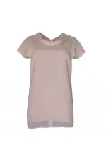 Şifon Bluz - Gül Kurusu