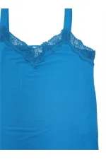 Débardeur en dentelle - Pétrole