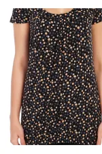 Puantiye Tişört - Mavi