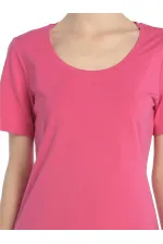 T-shirt basique rose