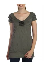 Tişört - Zeytin Yeşili