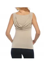 Feminen Degaje Tişört - Taş