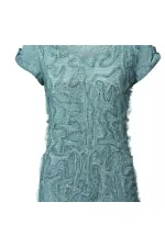 Payetli Elbise - Nane Yeşili