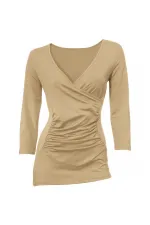 3/4 Sleeve T-Shirt - Camel