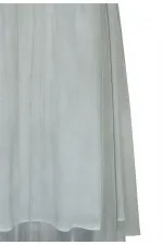 Şifon Etek - Gri