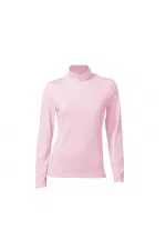 Turtleneck T-Shirt - Dusty Rose
