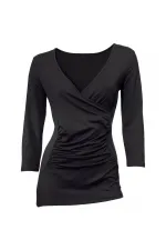 3/4 Sleeve T-Shirt - Black