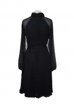 Şifon Elbise - Siyah