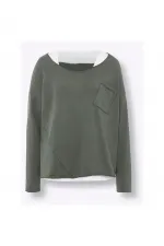 Bluz-Tişört 2 Parça - Yeşil