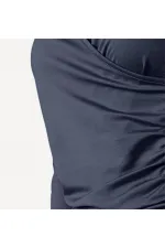 3/4 Kollu Tişört - Lacivert