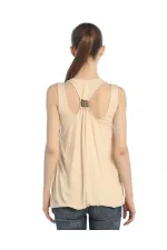 Kolsuz Tişört - Kum