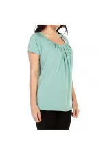 Kısa Kollu Tişört - Nane Yeşili